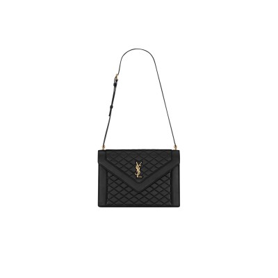 YSL GABY SATCHEL IN QUILTED LAMBSKIN 6688631EL071000 (26*18*5cm)